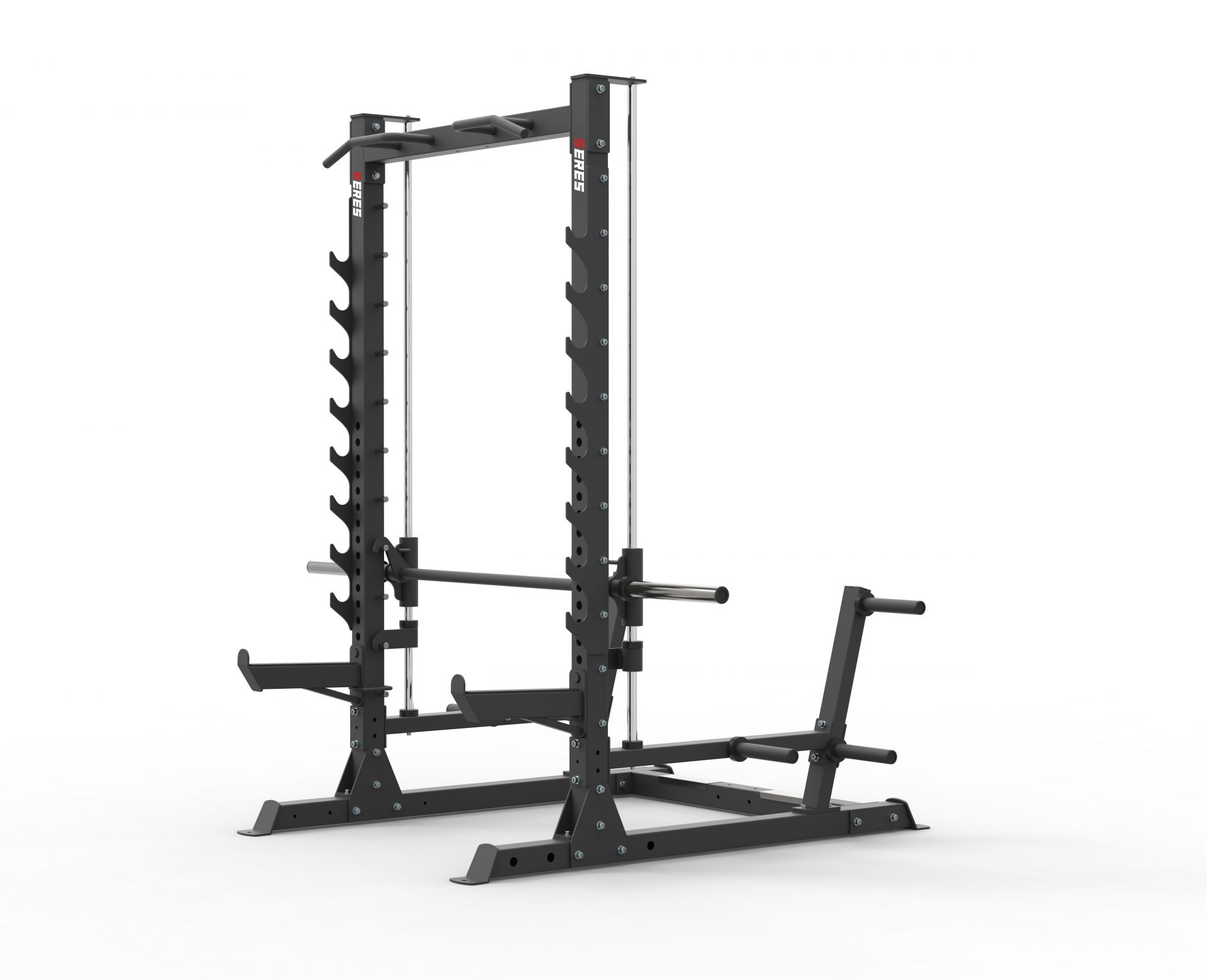 SMITH MACHINE HALF RACK COMBO